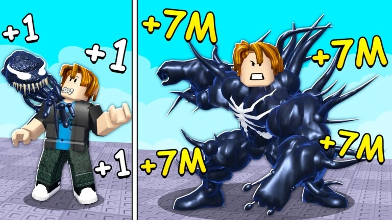 +1 Venom Evolution Roblox game thumbnail