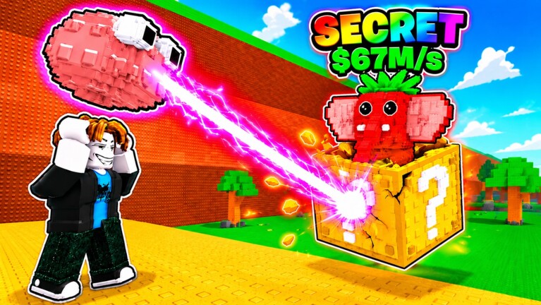 Brainblast a Lucky Block! Roblox game thumbnail