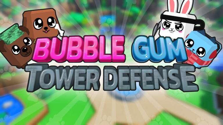 Bubble Gum Tower Defense Roblox game thumbnail