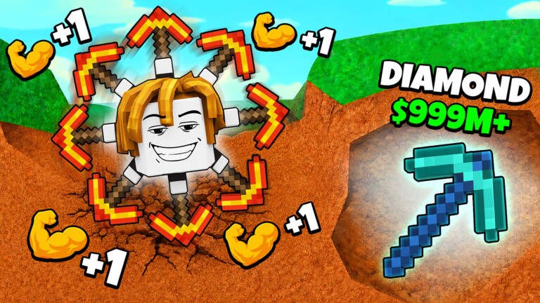 Merge & Dig Simulator! Roblox game thumbnail