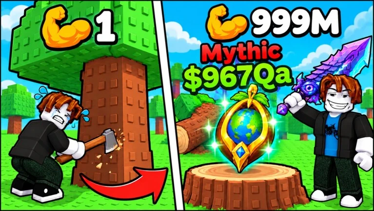 +1 Chop Trees for Treasure Roblox cover
