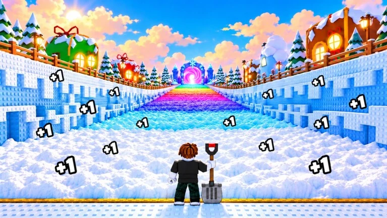 +1 Snow Shoveling Adventure Roblox cover