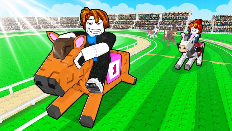 Race Horses Roblox game thumbnail