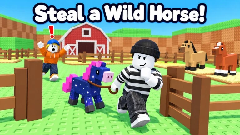 Steal a Wild Horse Roblox game thumbnail