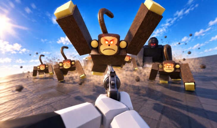 Survive a Million Monkeys Roblox game thumbnail